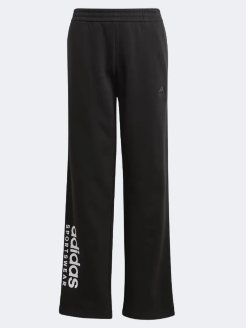 Adidas All Szn Kids-Unisex Sportswear Pant Black/White