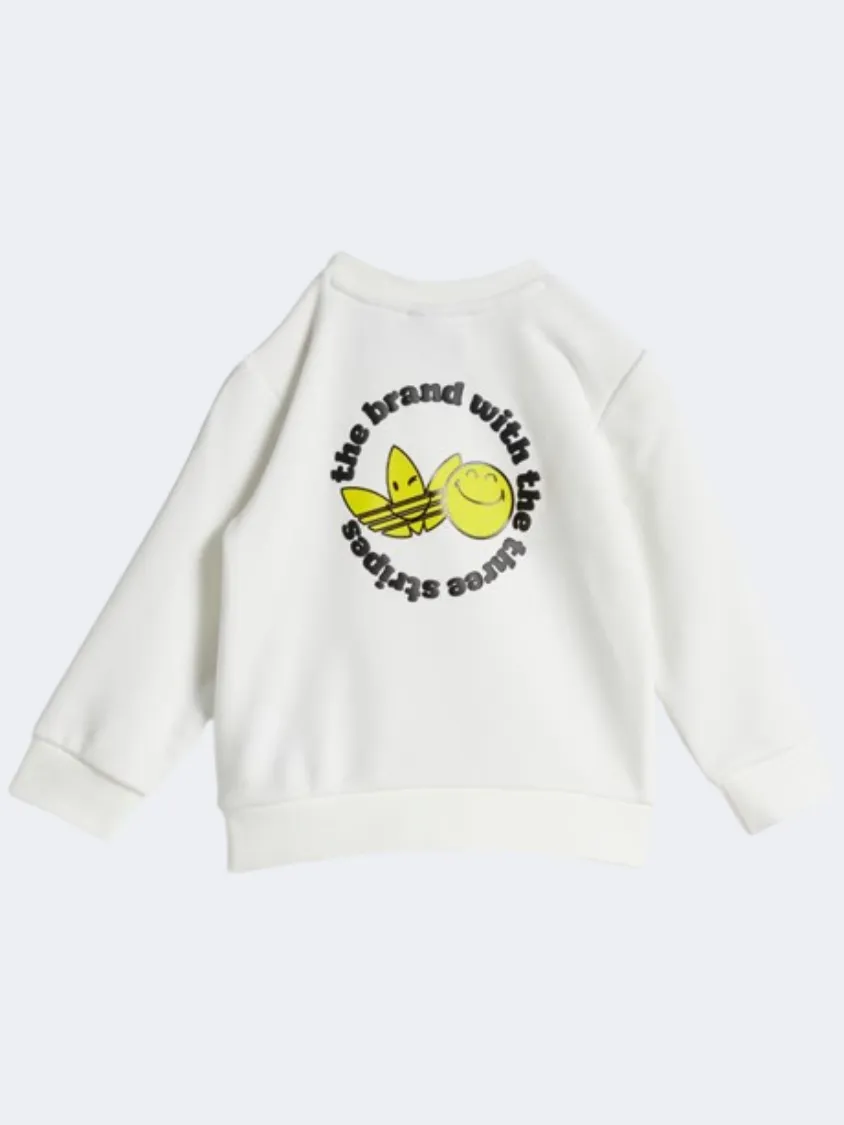 Adidas Originals X Smiley World Crew Baby Boys Original Set White/Black