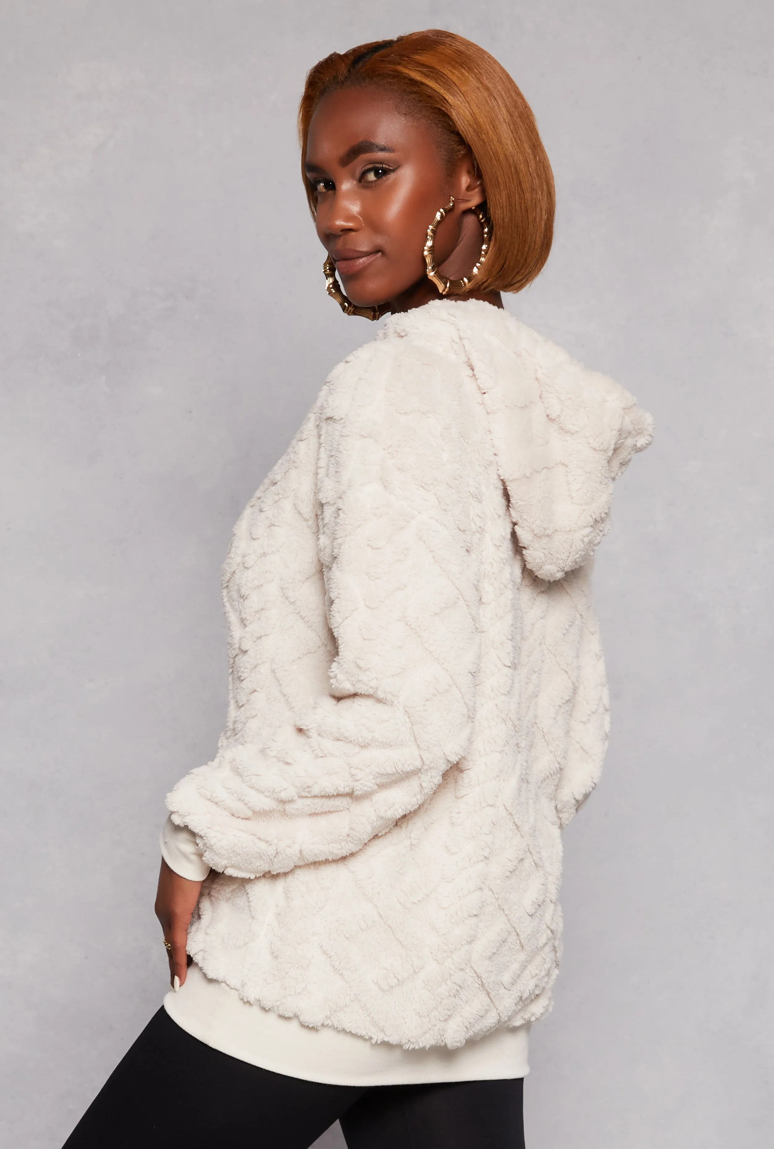Almost Famous Faux Fur Hoodie
