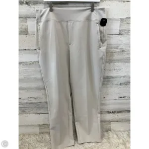 Athletic Pants By Athleta In Tan, Size: Xl