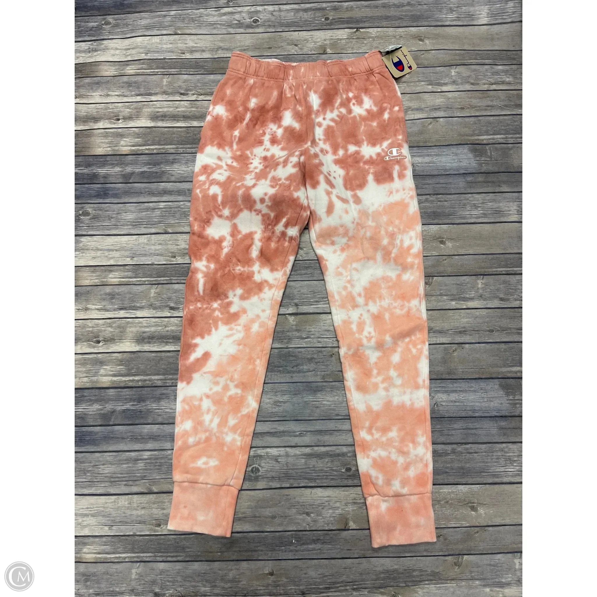 Athletic Pants By Champion In Tie Dye Print, Size: M
