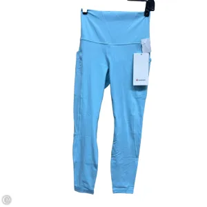 Athletic Pants By Lululemon In Blue, Size: 4