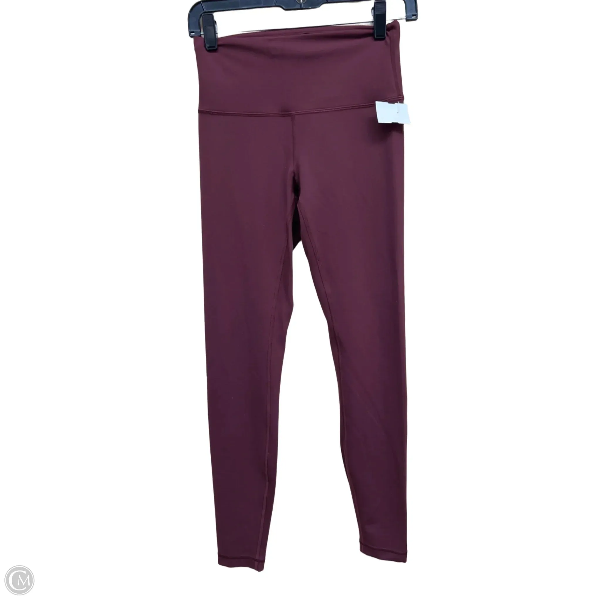 Athletic Pants By Lululemon In Maroon, Size: 6