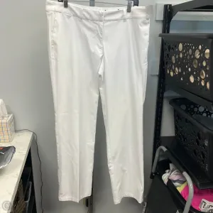 Athletic Pants By Nike Apparel In White, Size: 14