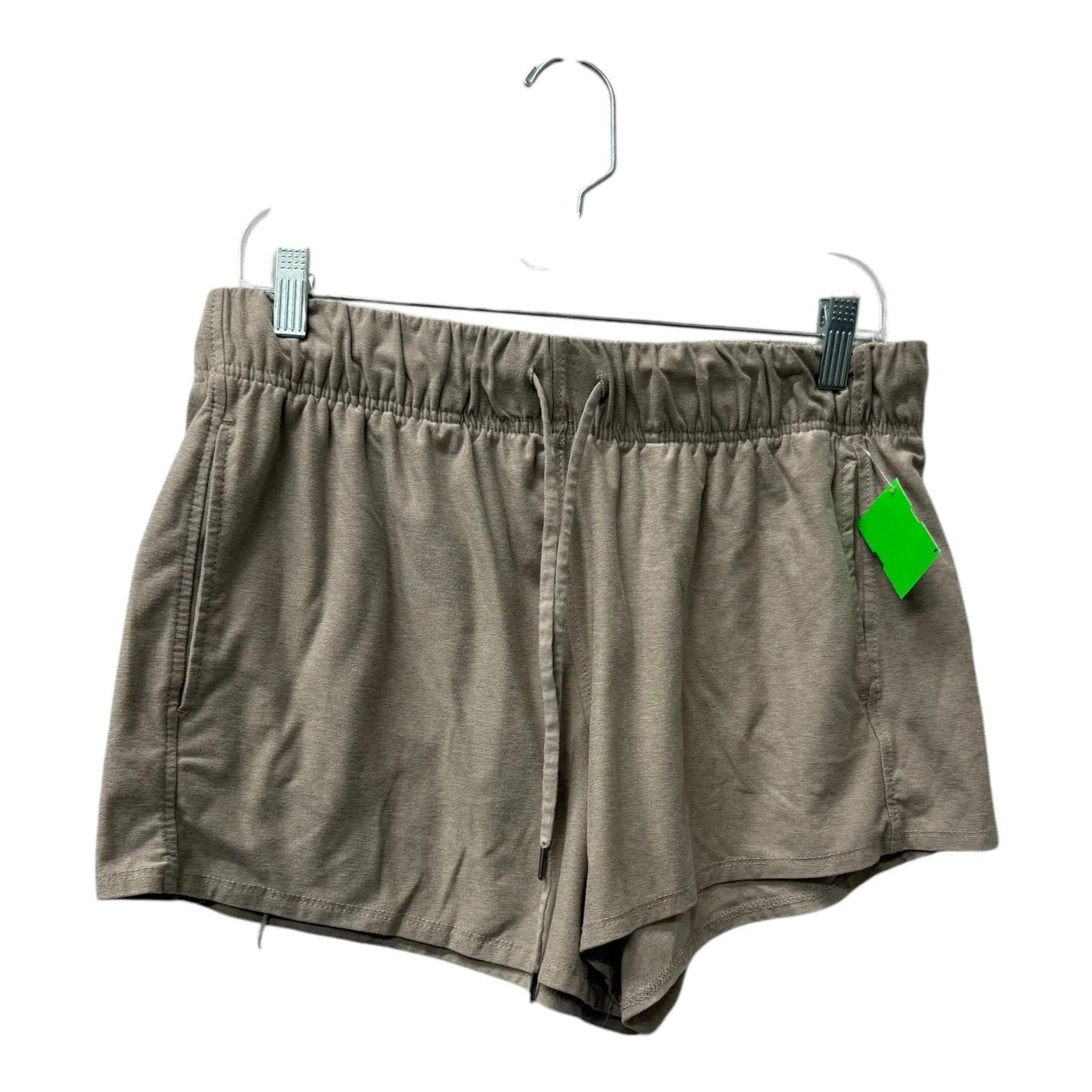 Athletic Shorts By Athletic Works In Tan, Size:L