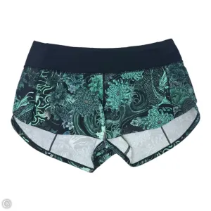 Athletic Shorts By Lululemon In Floral Print, Size: 6