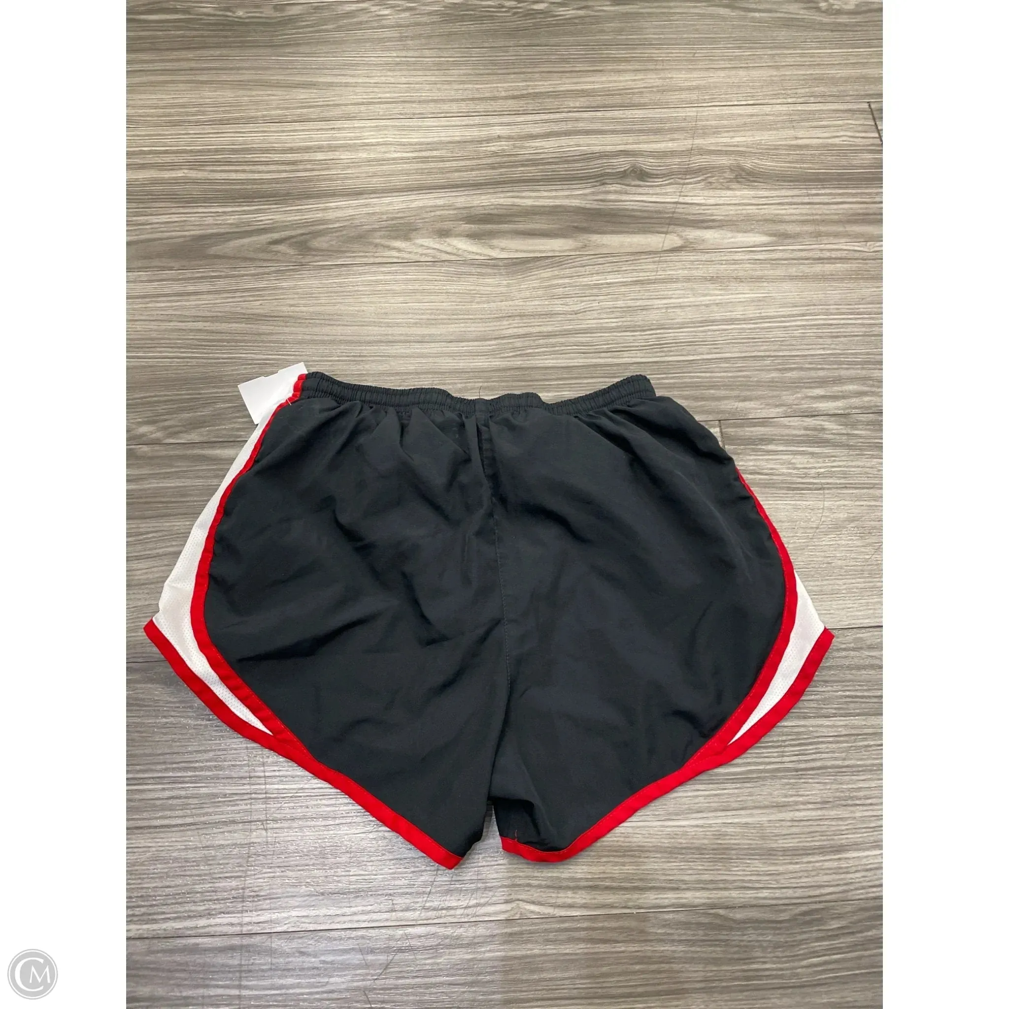 Athletic Shorts By Nike In Black & Red, Size: S