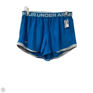 Athletic Shorts By Under Armour In Blue, Size: L