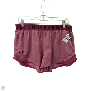Athletic Shorts By Under Armour In Purple, Size: L