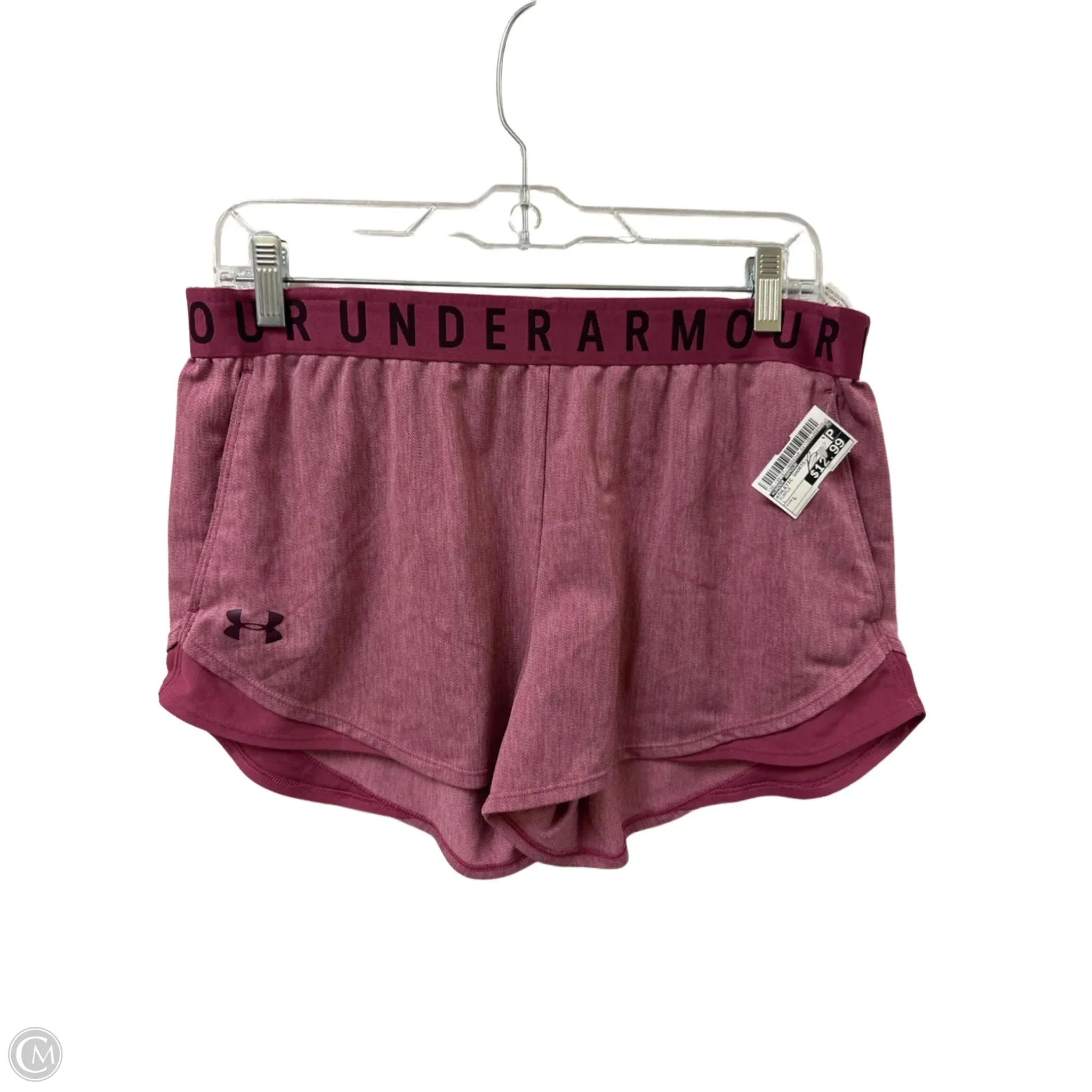 Athletic Shorts By Under Armour In Purple, Size: L