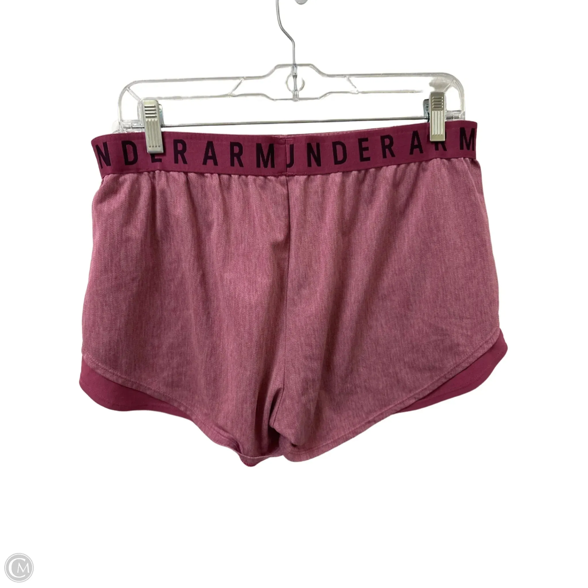 Athletic Shorts By Under Armour In Purple, Size: L