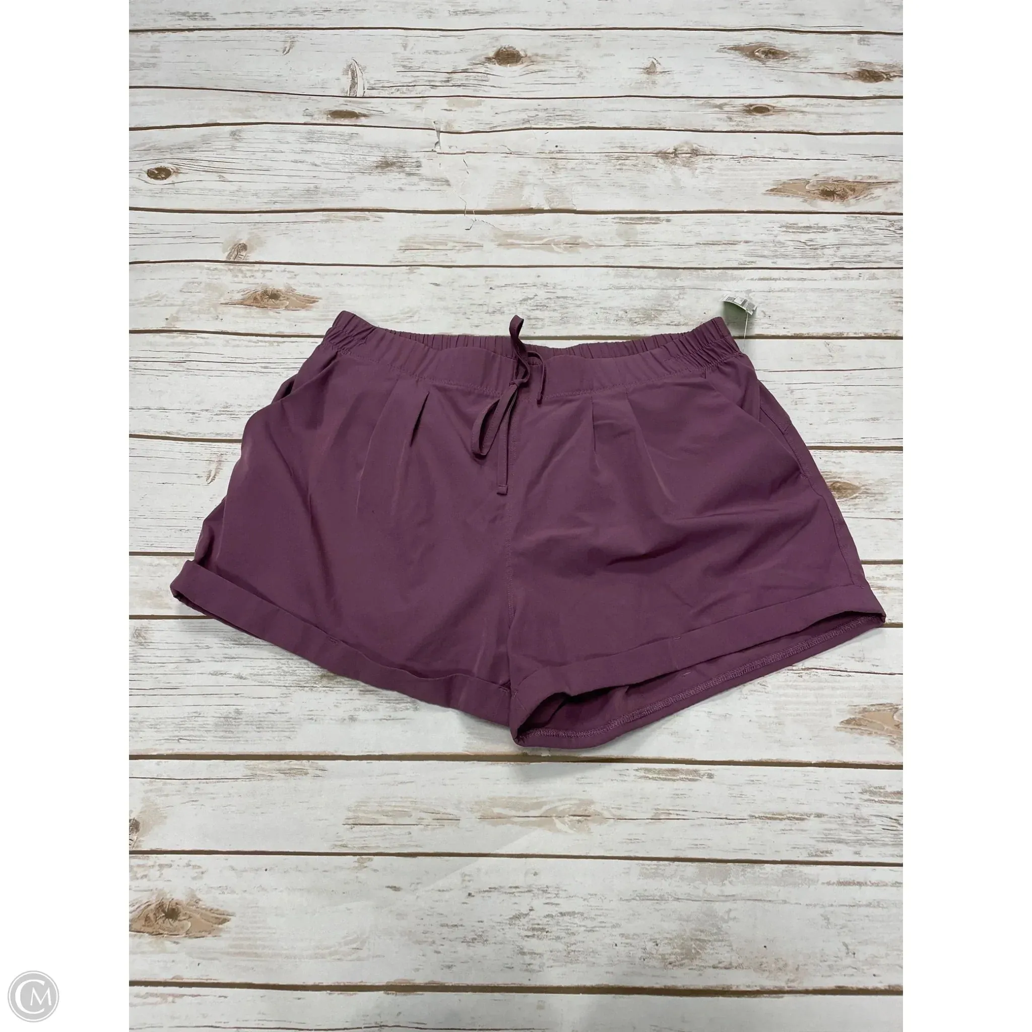 Athletic Shorts By Zyia In Purple, Size: Xl
