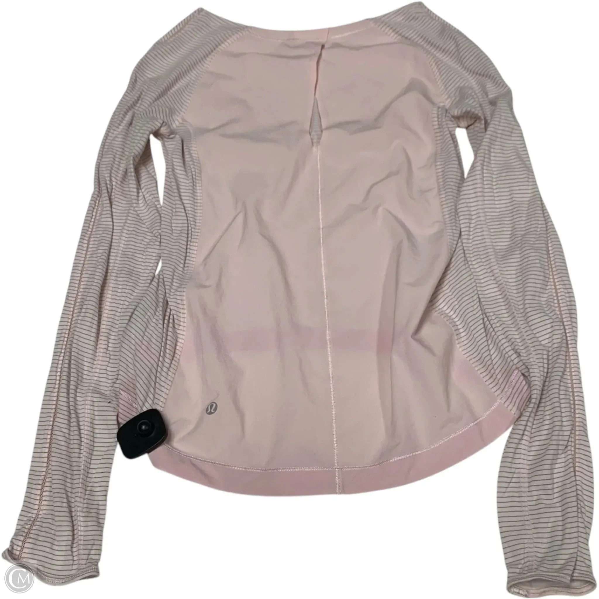 Athletic Top Long Sleeve Crewneck By Lululemon In Pink, Size: S