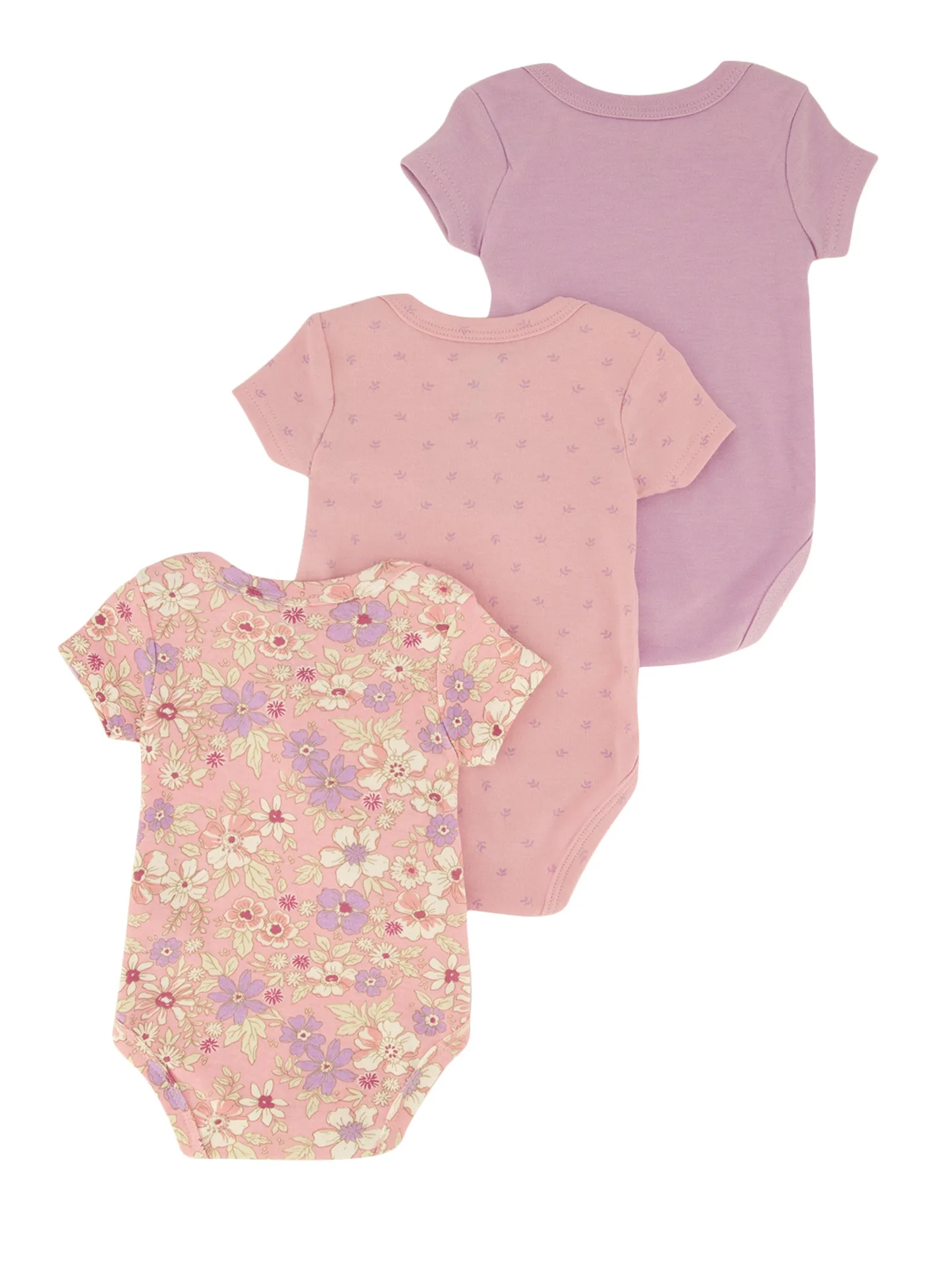 Baby Girls 0-9M Mamas Mini Graphic Bodysuits 3 Pack