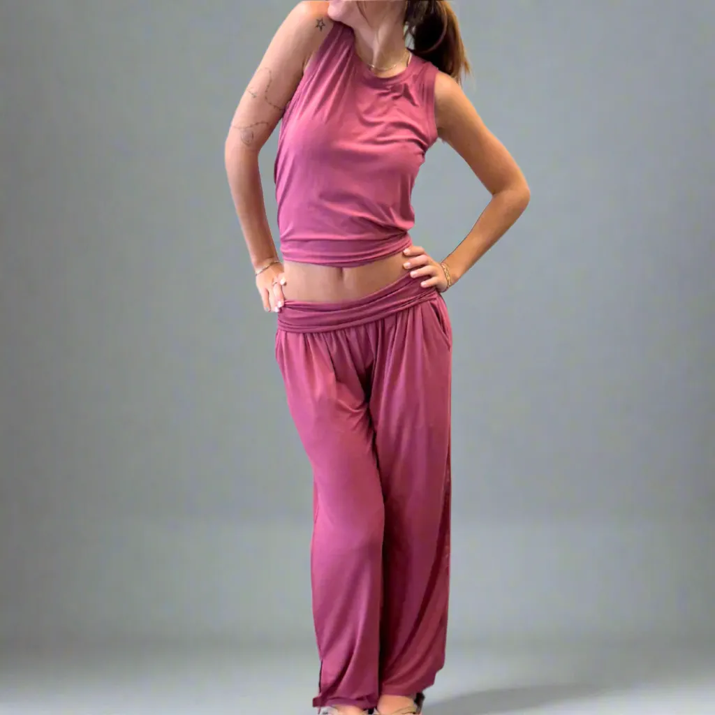 Bamboo Universal Pant ~ Rose