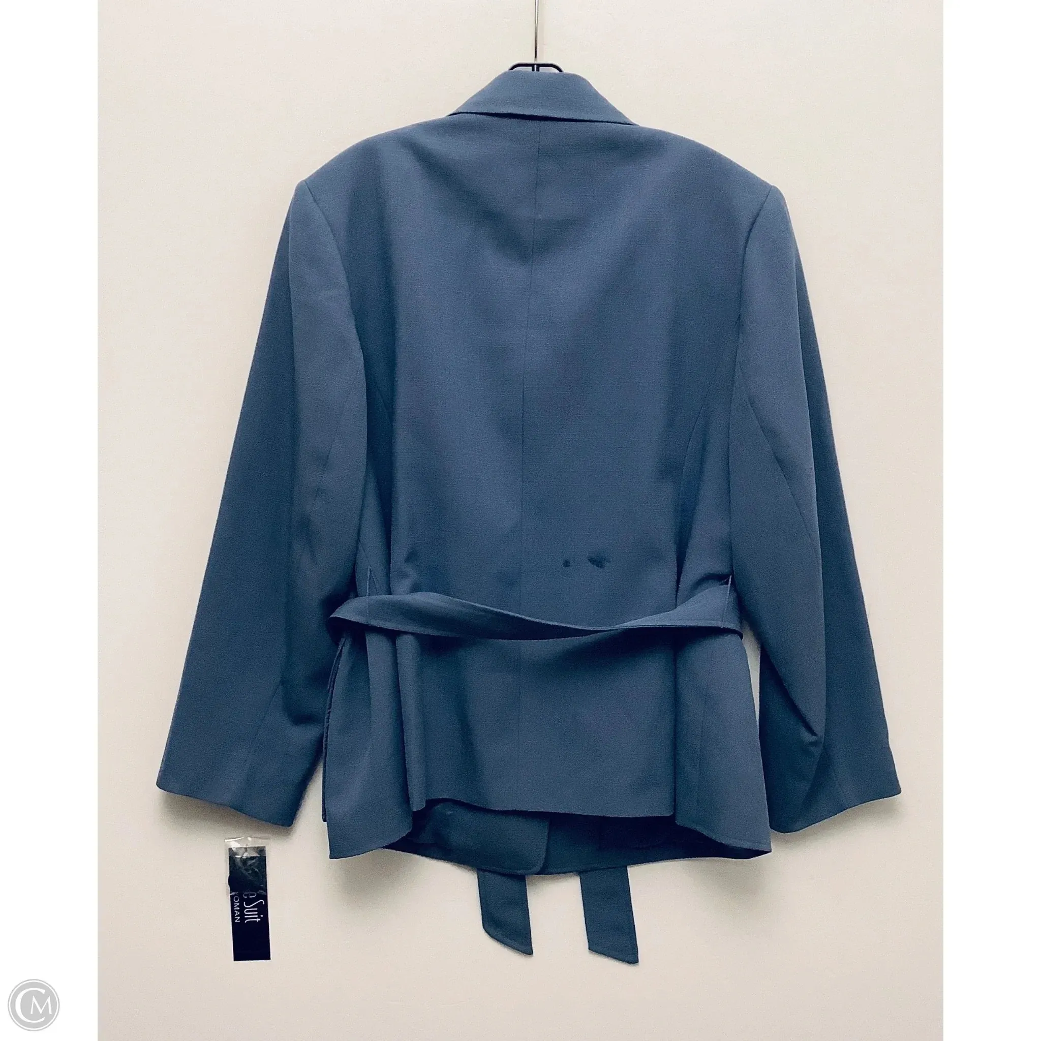 Blazer By Le Suit In Blue, Size: Xxl