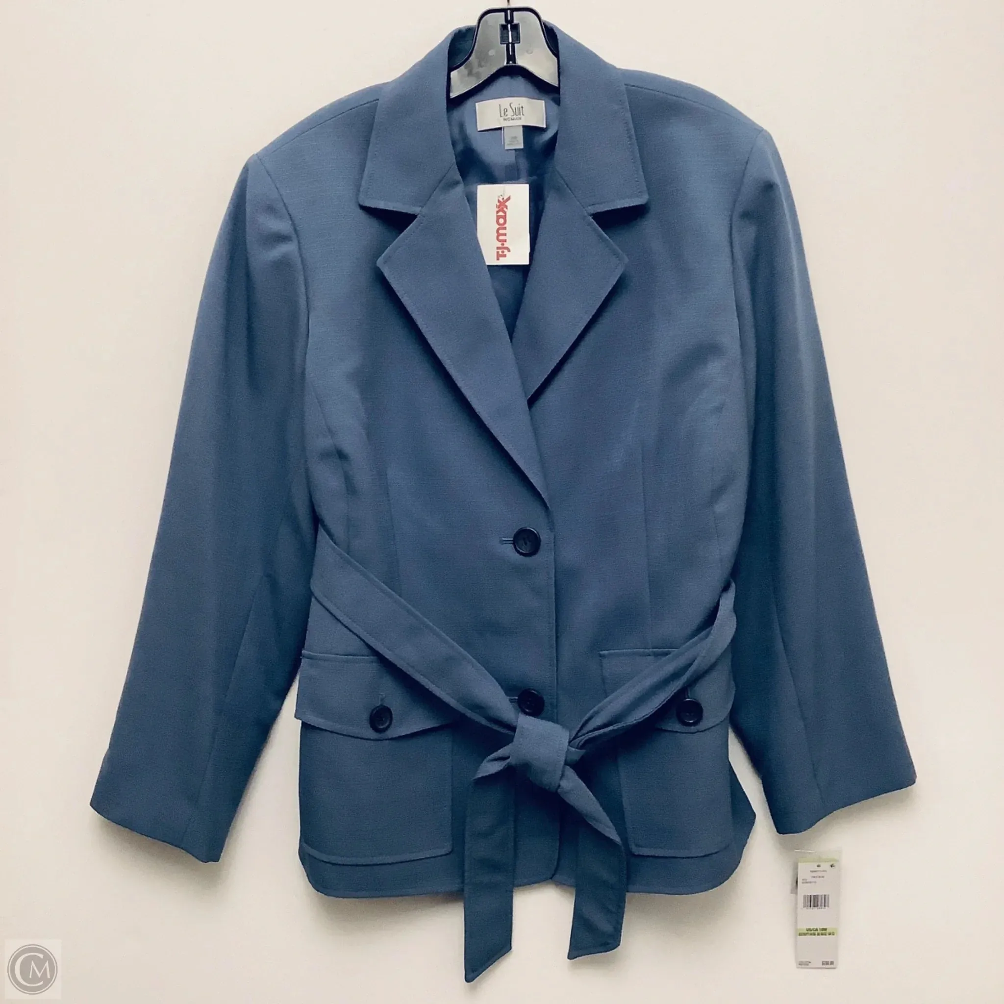 Blazer By Le Suit In Blue, Size: Xxl
