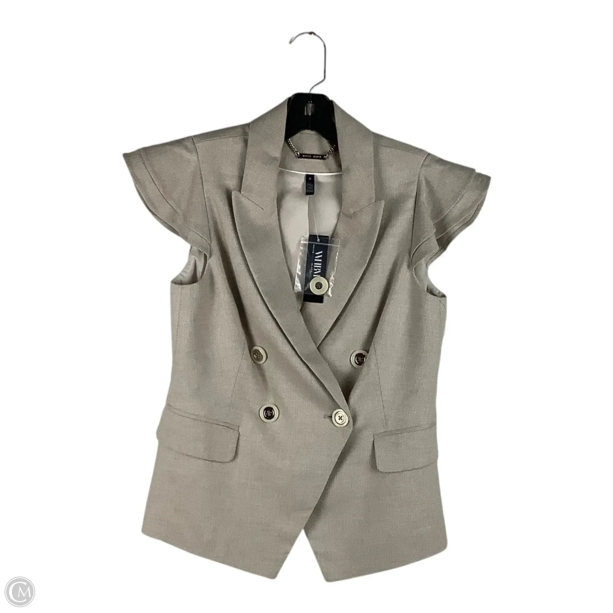 Blazer By White House Black Market In Cream, Size: 0