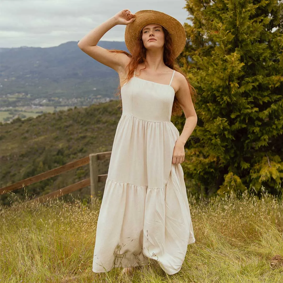 Cabo Midi Dress, Sand