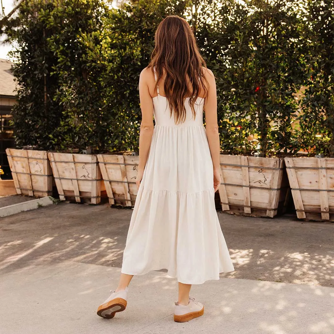 Cabo Midi Dress, Sand