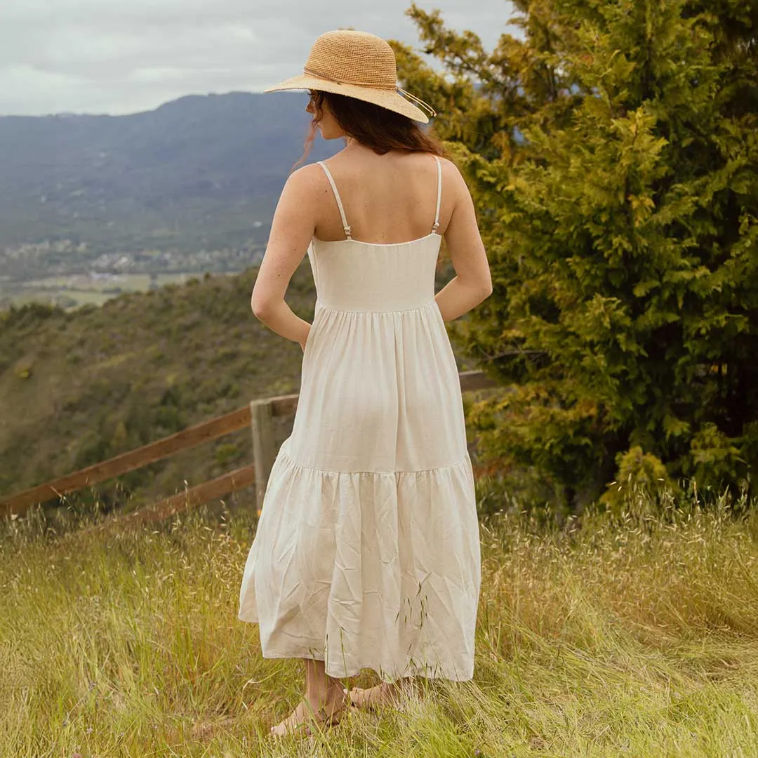 Cabo Midi Dress, Sand