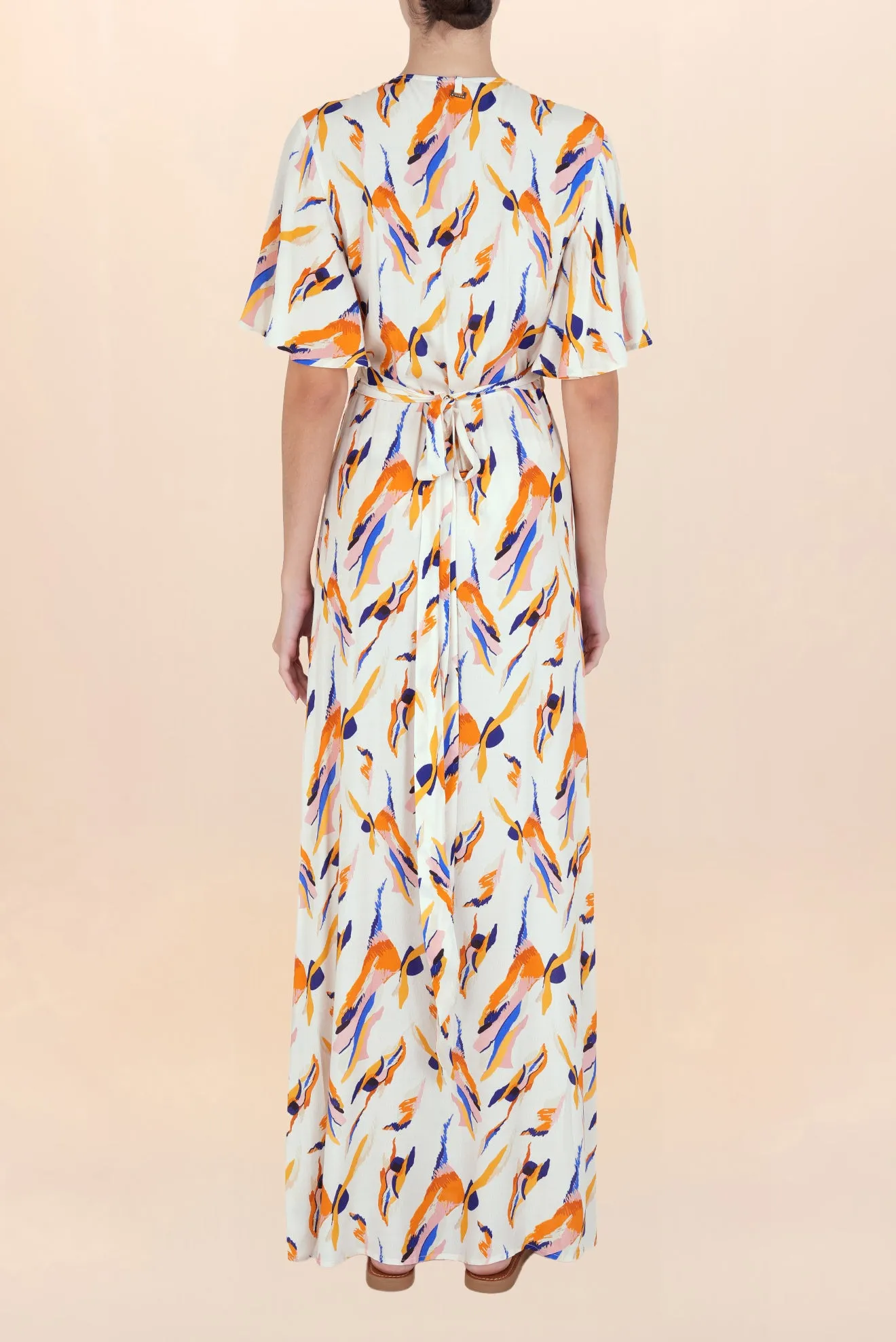 Calais Long Wrap Dress