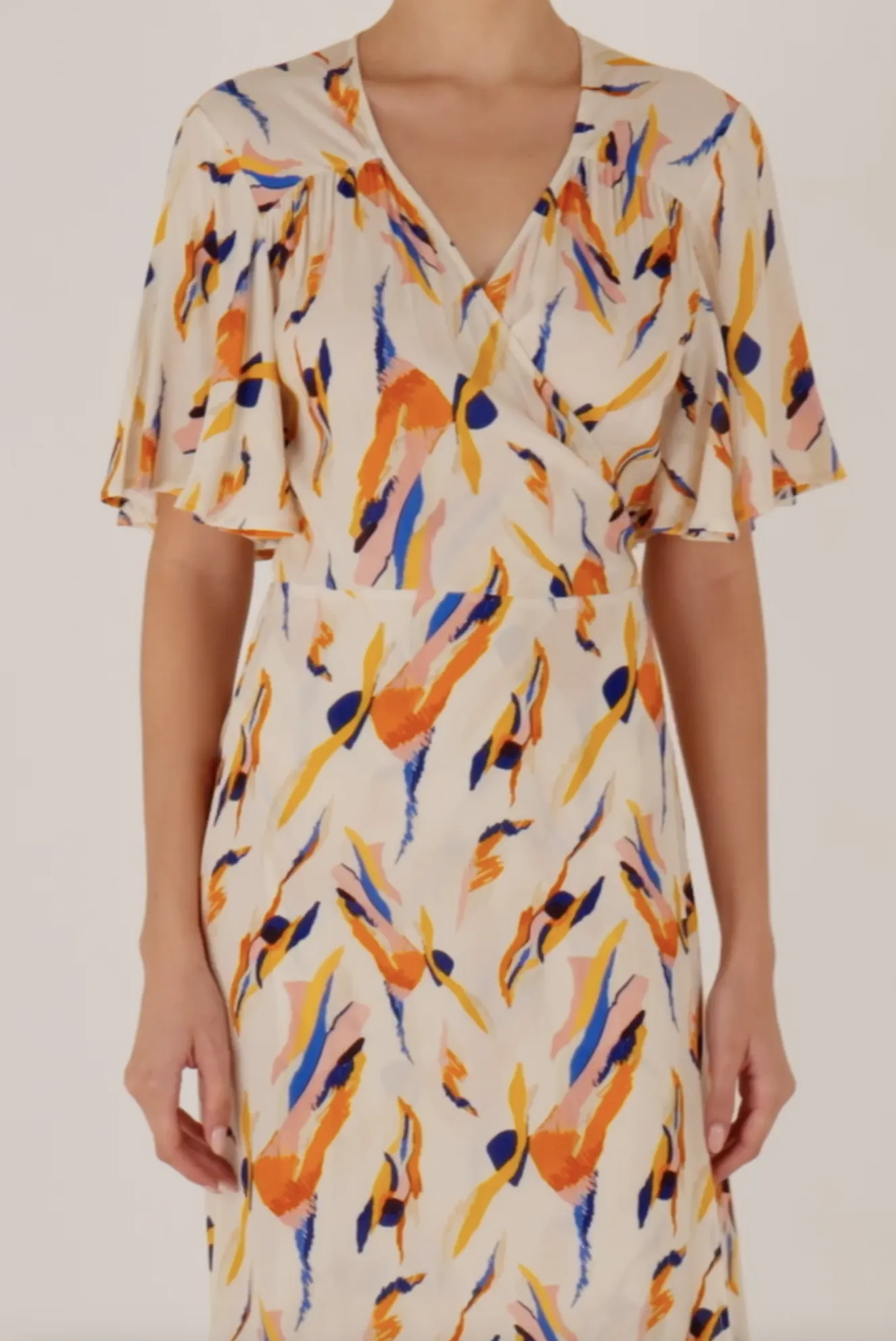 Calais Long Wrap Dress