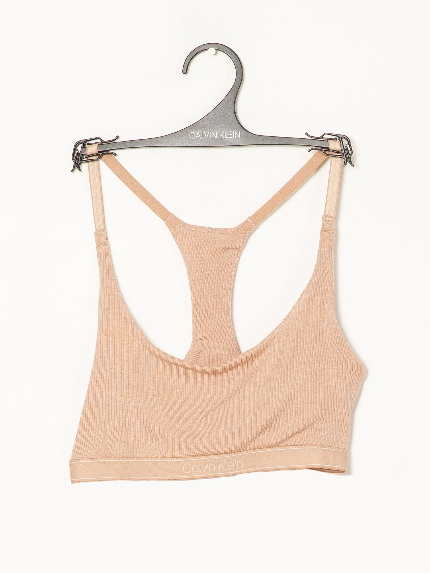 CALVIN KLEIN PURE RIBBED BRA  - CLEARANCE