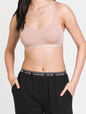 CALVIN KLEIN PURE RIBBED BRA  - CLEARANCE