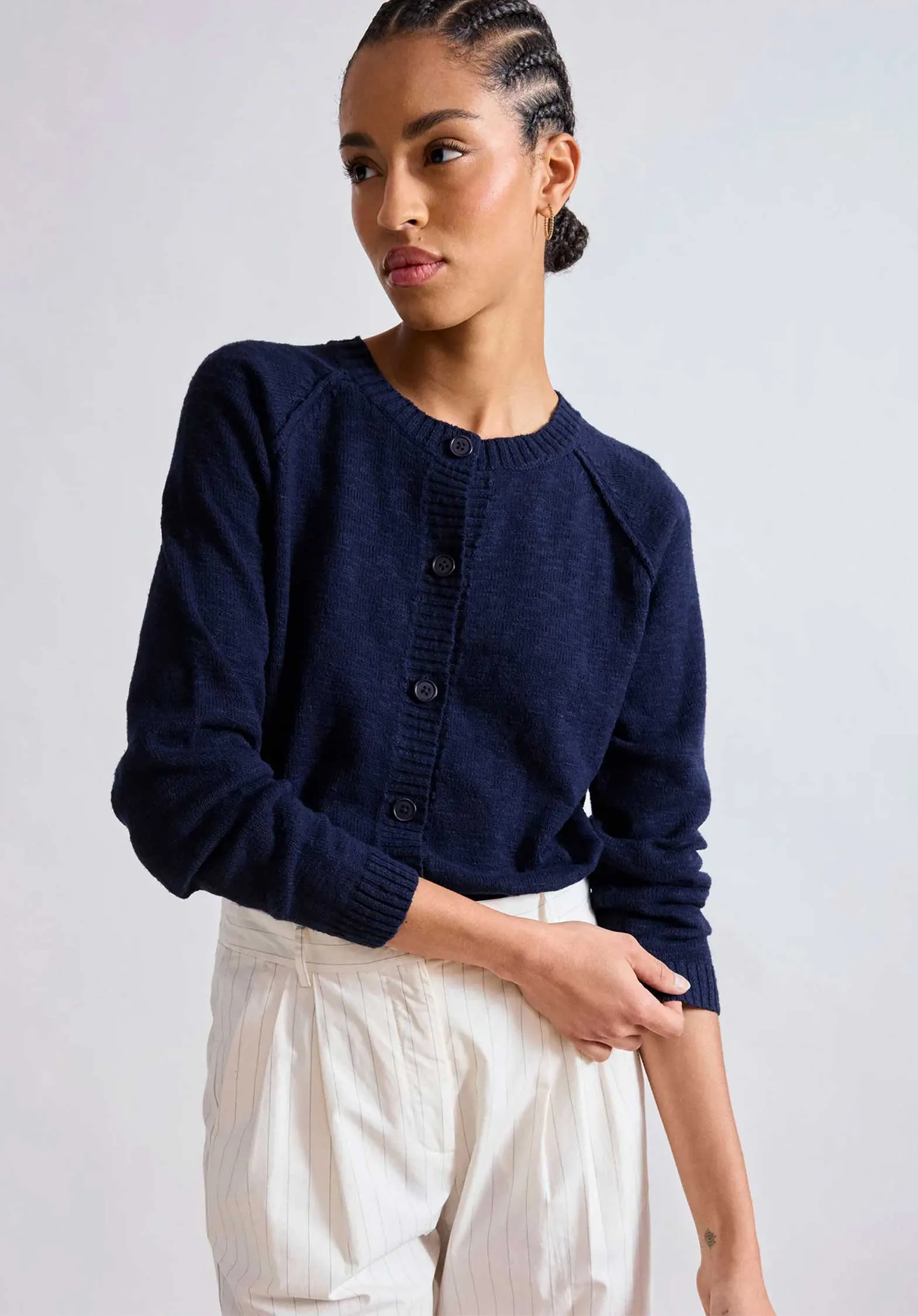 Cardigan Bdmk522 Meltia Bdmk522 04-Navy
