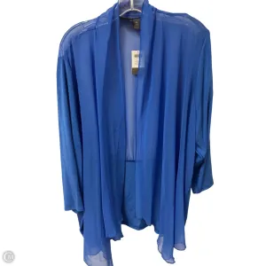 Cardigan By Chicos In Blue, Size: 2x