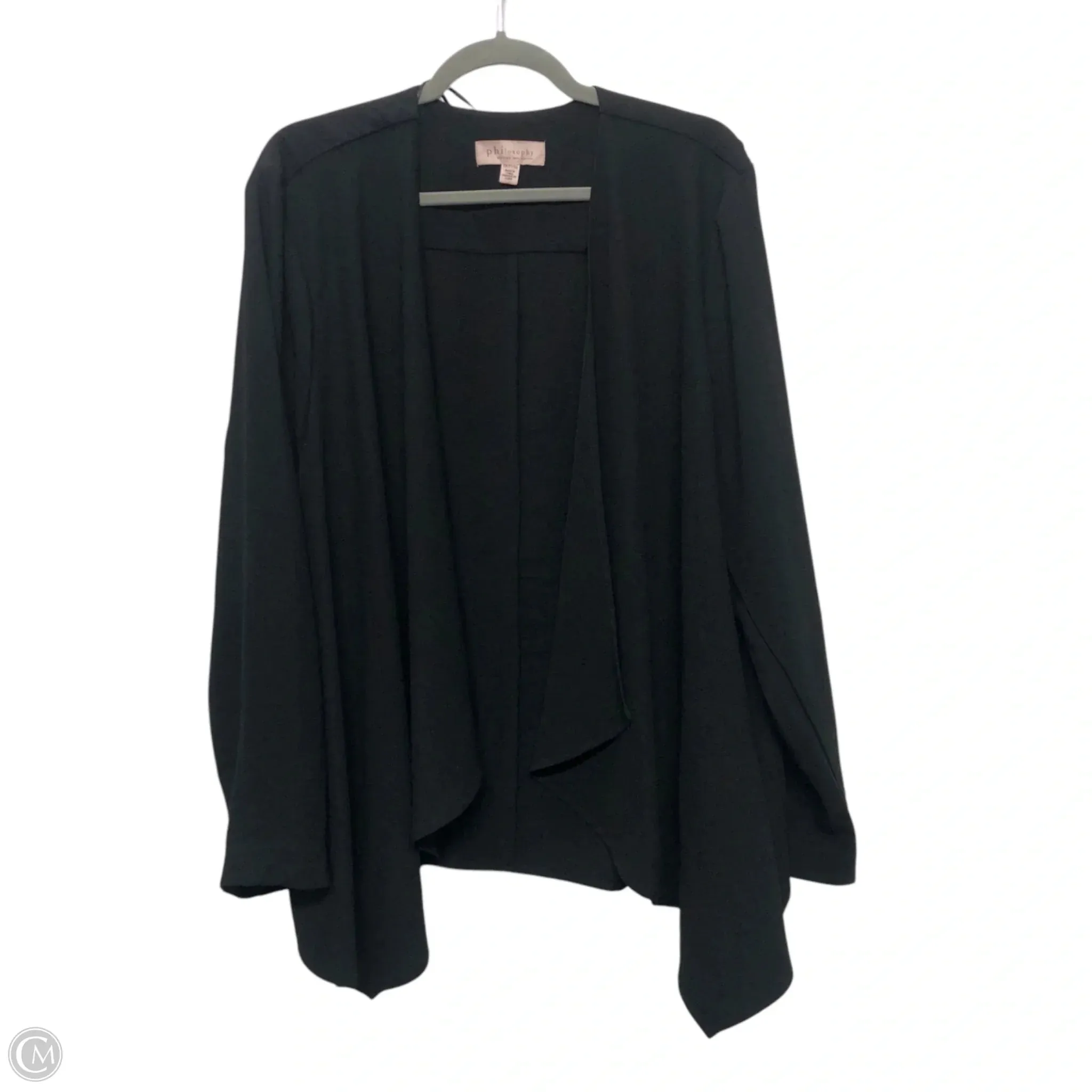 Cardigan By Philosophy In Black, Size: 3x