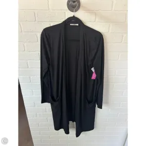 Cardigan By Zenana Outfitters In Black, Size: 1x