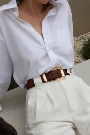 DELANEY BELT- BROWN