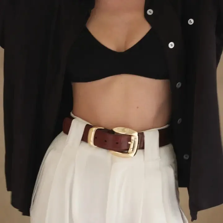 DELANEY BELT- BROWN