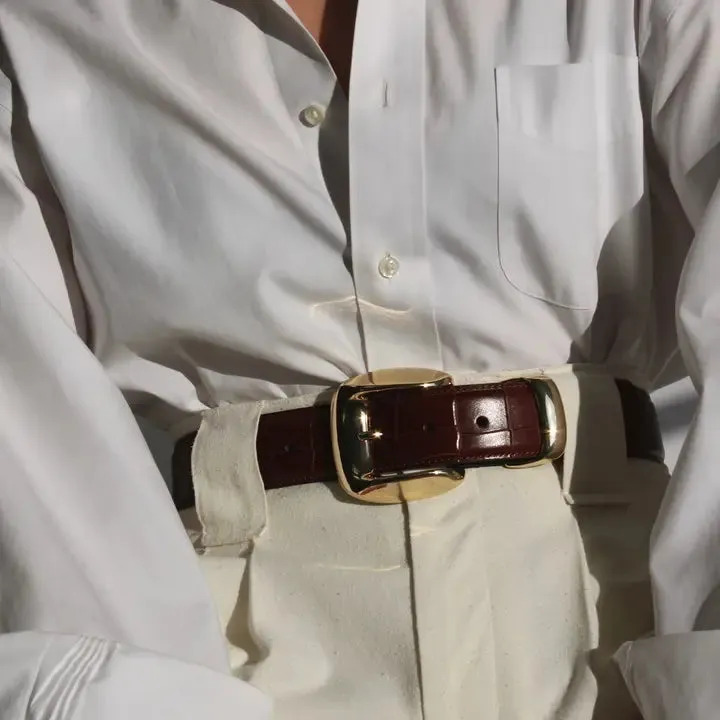 DELANEY BELT- BROWN