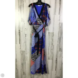 Dress Casual Maxi By New York And Co In Blue & Red & White, Size: Xs