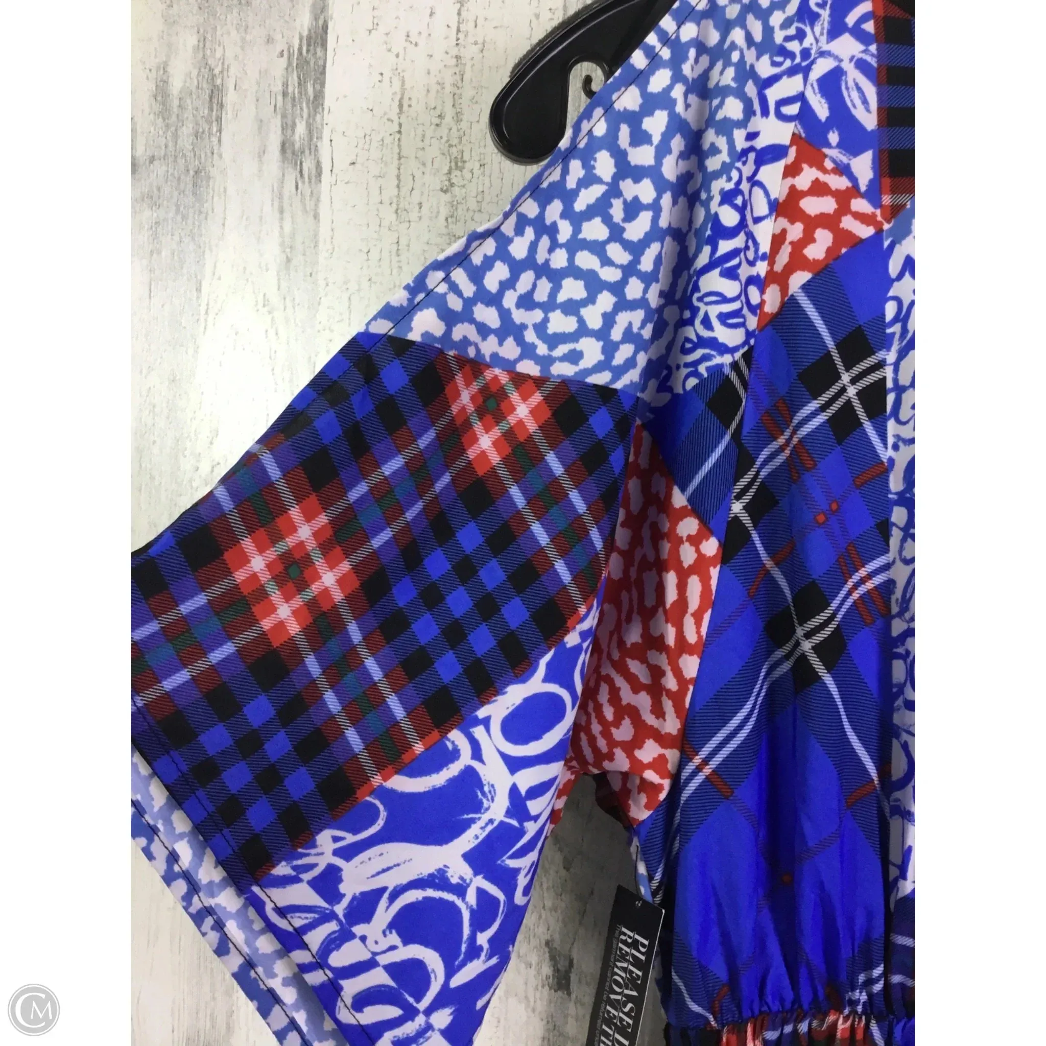 Dress Casual Maxi By New York And Co In Blue & Red & White, Size: Xs