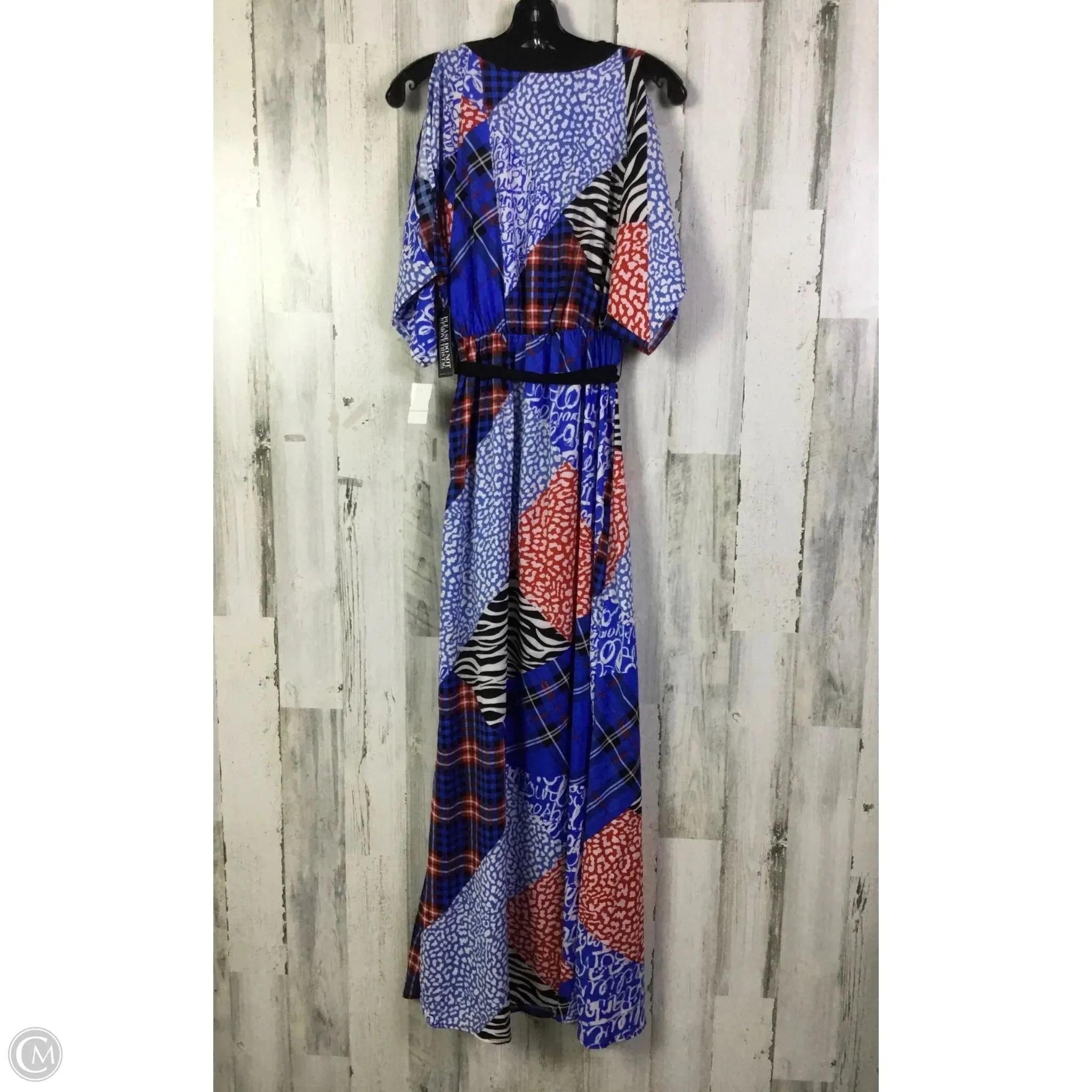 Dress Casual Maxi By New York And Co In Blue & Red & White, Size: Xs