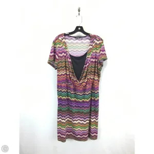 Dress Casual Midi By Elementz In Multi-colored, Size: 2x