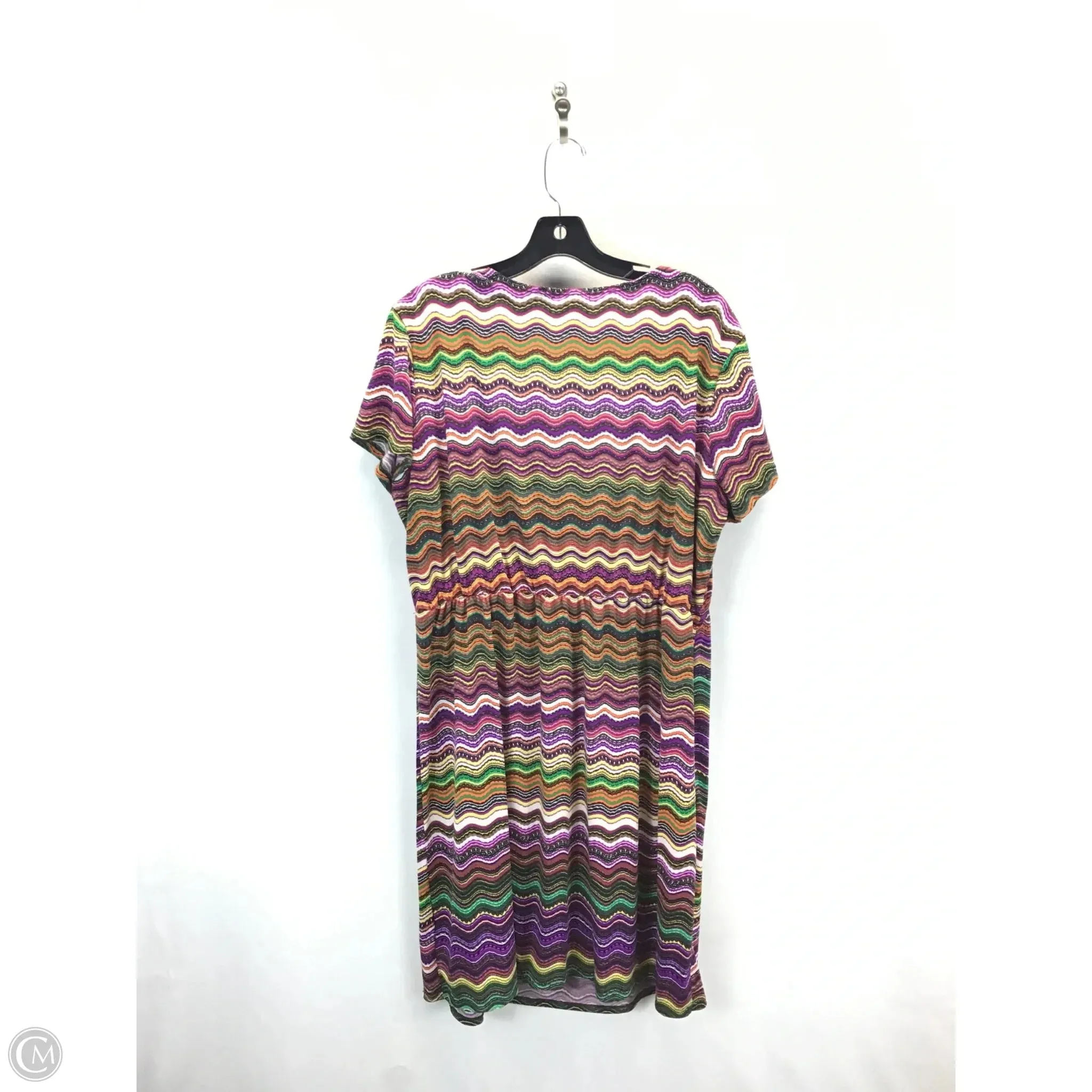 Dress Casual Midi By Elementz In Multi-colored, Size: 2x