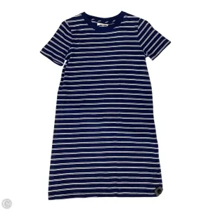 Dress Casual Midi By Madewell In Striped Pattern, Size: S