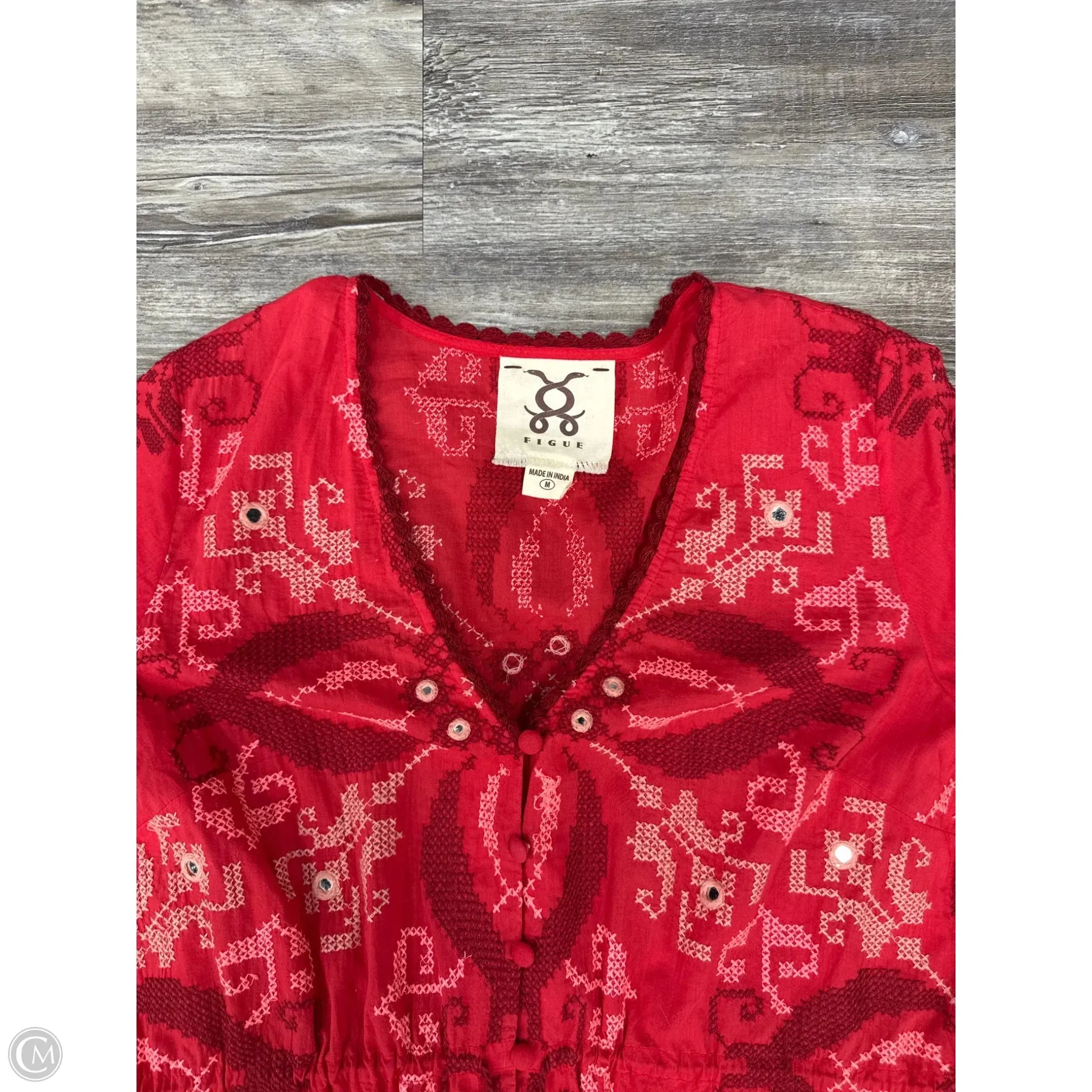 Dress Designer By Cma In Red, Size: M