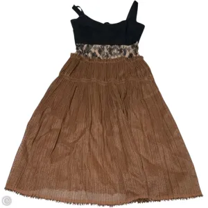 Dress Designer By Derek Lam In Black & Brown, Size: Xs