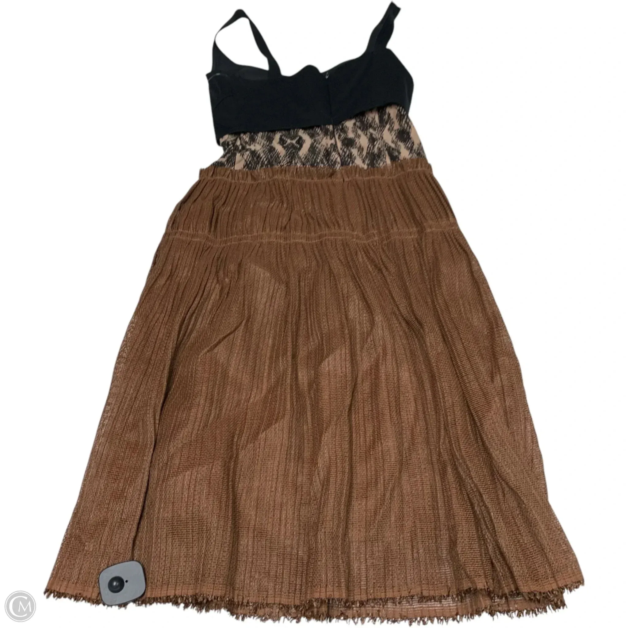 Dress Designer By Derek Lam In Black & Brown, Size: Xs