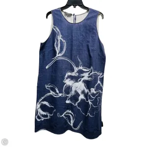 Dress Designer By Lafayette 148 In Blue, Size: Xl