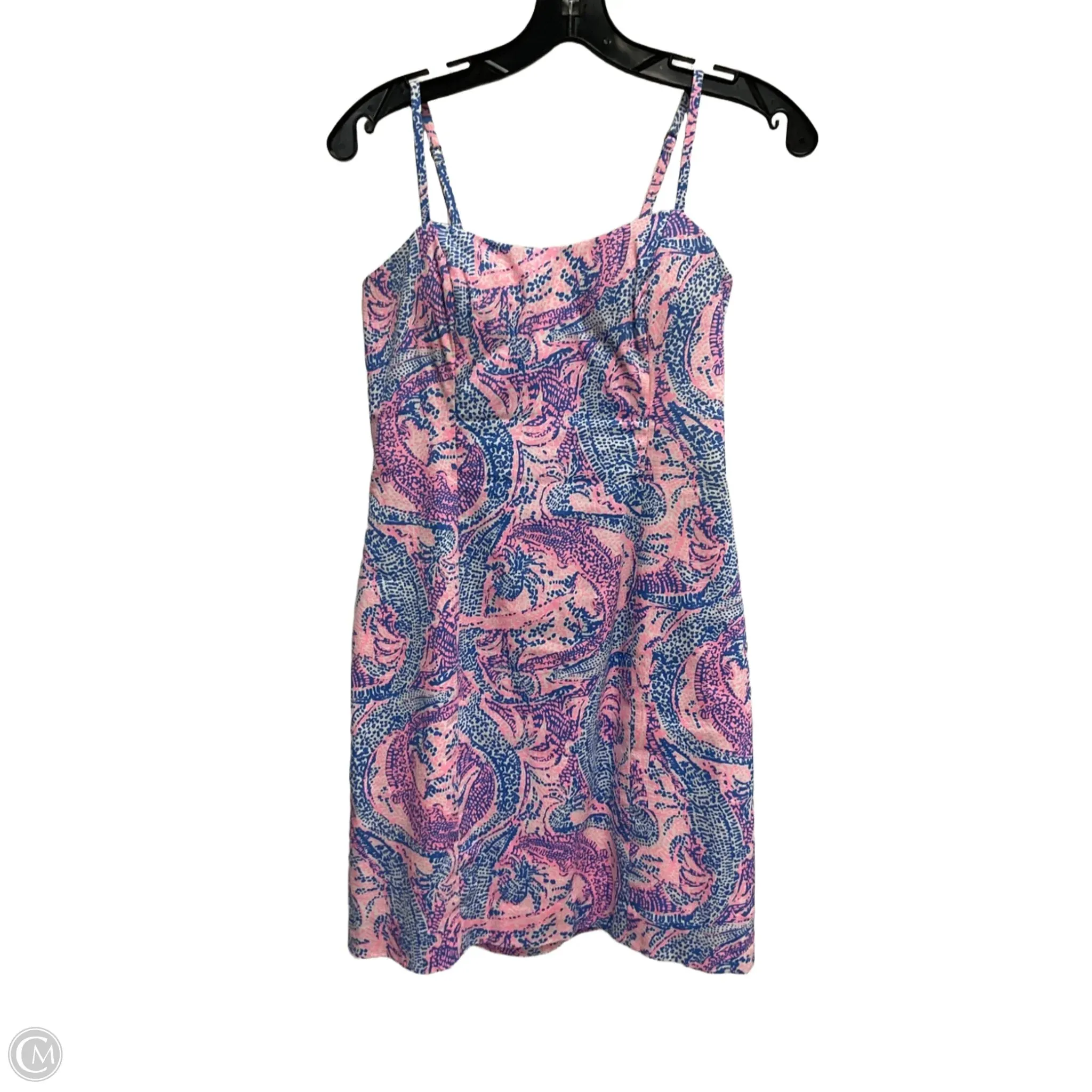 Dress Designer By Lilly Pulitzer In Blue & Pink, Size: Xs