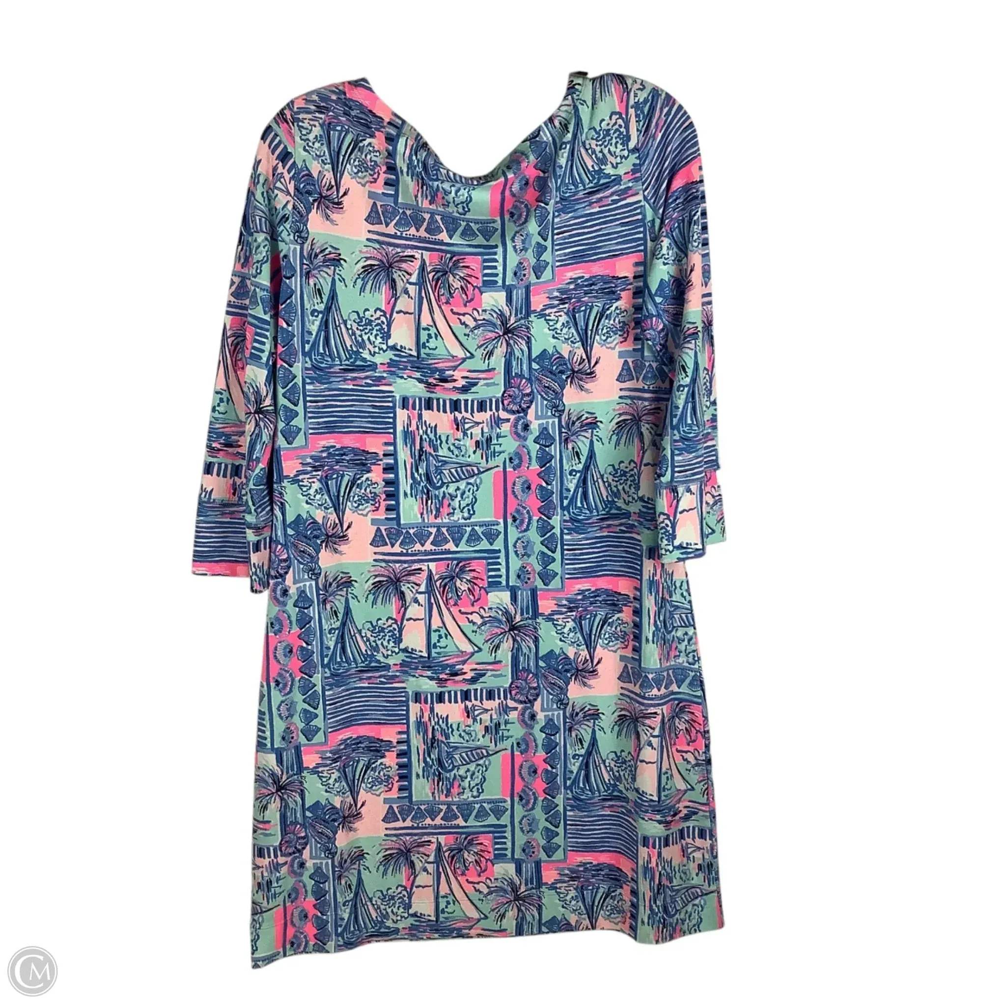 Dress Designer By Lilly Pulitzer In Blue, Size: L