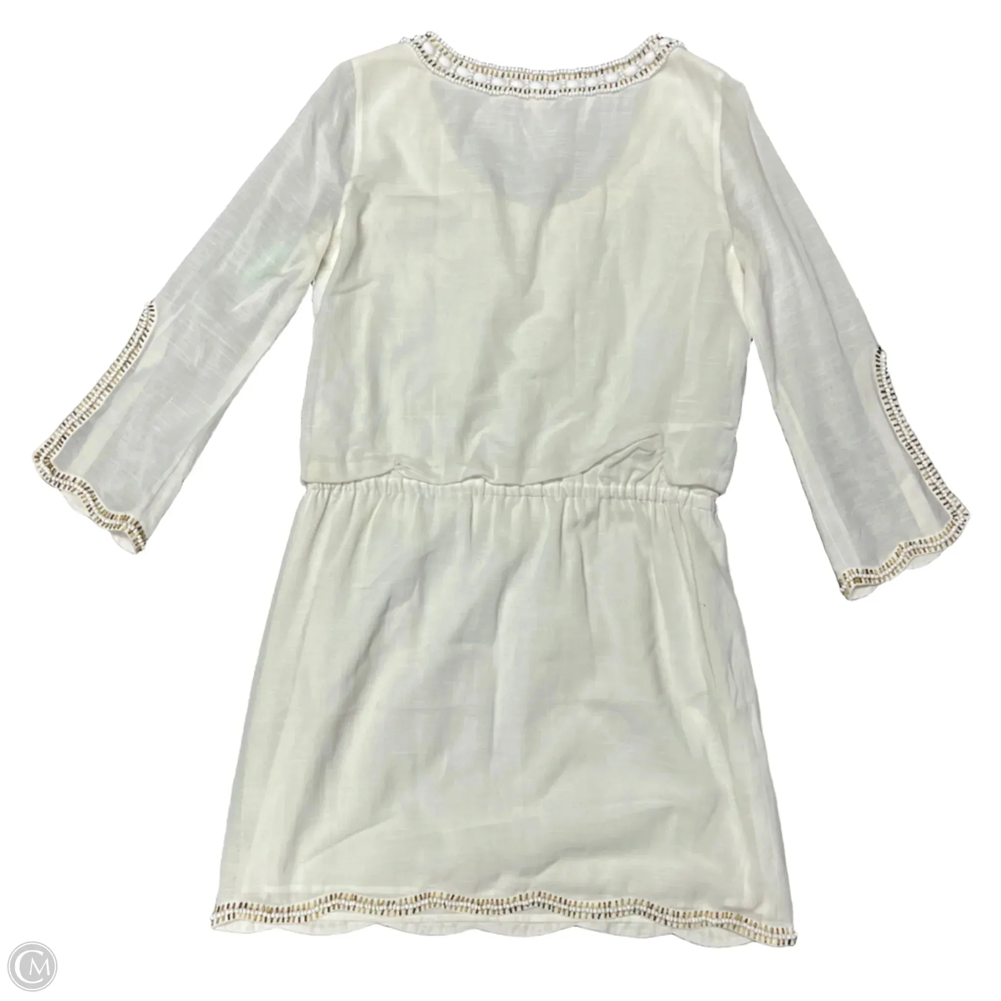 Dress Designer By Lilly Pulitzer In Cream, Size: S