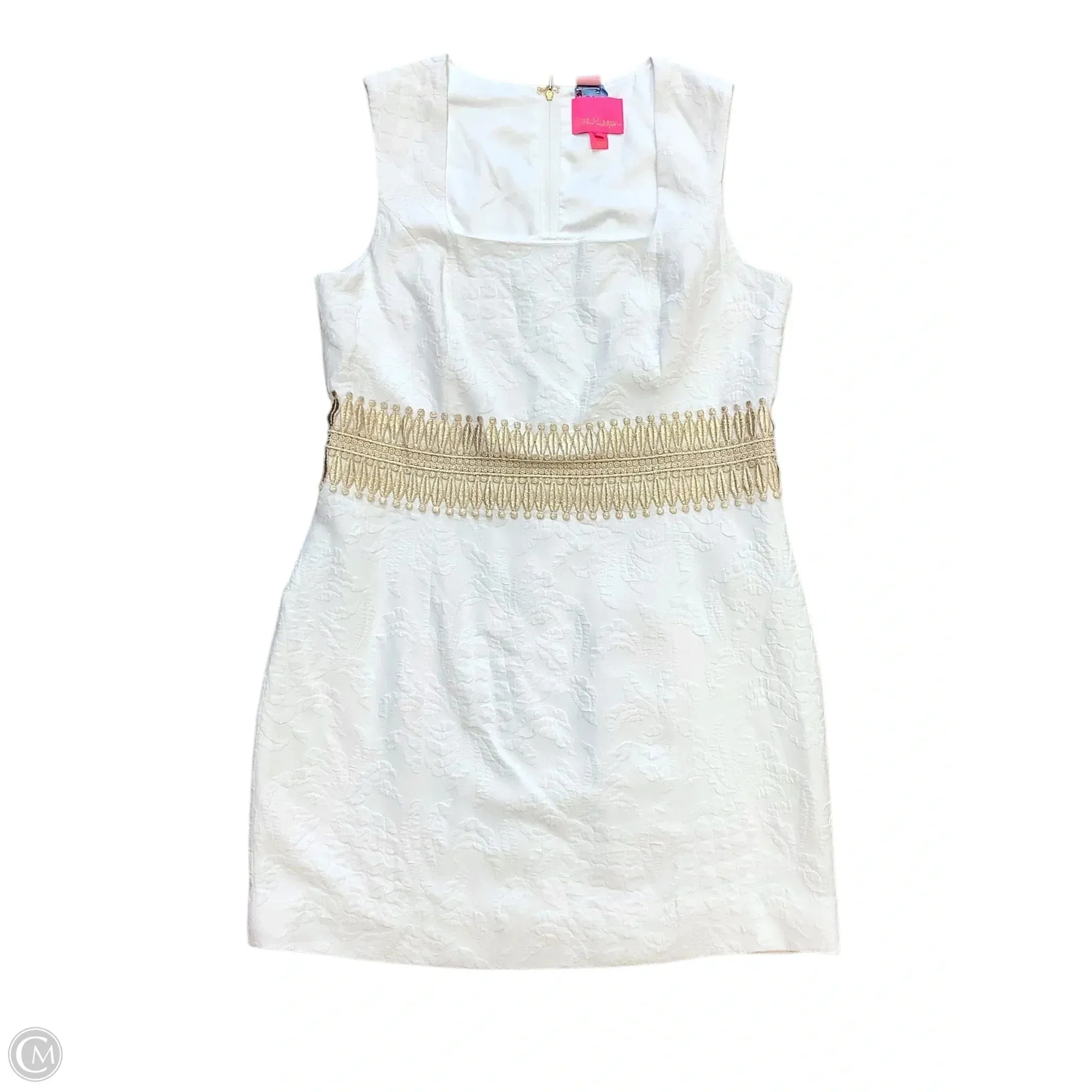 Dress Designer By Lilly Pulitzer In White, Size: 14